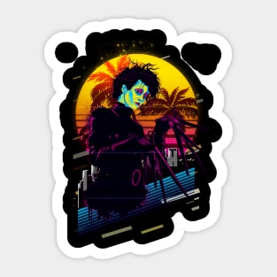 Graphic Vintage horror Mens Best Sticker